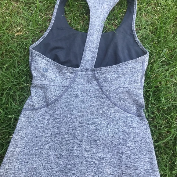 lululemon athletica Tops - Lululemon athletica grey like new tank top